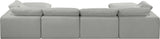 Comfy Modular Sectional - Luxurious Linen Fabric Seating with Plush Cushions for Ultimate Relaxation
