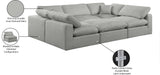 Comfy Modular Sectional Sofa - Stylish Adaptable Seating with Plush Down Feather Cushions & Support