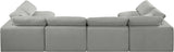 Comfy Modular Sectional - Versatile Contemporary Design with Plush Down Feather Cushions for Comfort