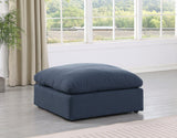 Comfy Fabric Upholstered Modular Ottoman