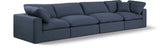 Comfy Modular Sofa - Stylish Linen Textured Design with Overstuffed Cushions for Ultimate Comfort