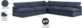 Comfy Modular Sectional - Luxurious Linen Fabric with Overstuffed Cushions for Ultimate Comfort and Style