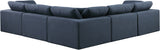 Comfy Modular Sectional – Luxurious Linen Textured Fabric with Plush Down Feather Cushions for Comfort
