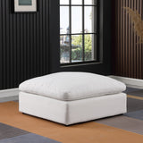Comfy Fabric Upholstered Modular Ottoman