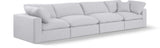 Comfy Modular Sofa - Stylish Linen Textured Design with Overstuffed Cushions for Ultimate Comfort
