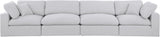 Comfy Modular Sofa - Stylish Linen Textured Design with Overstuffed Cushions for Ultimate Comfort