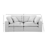 Comfy Modular Sofa - Versatile Contemporary Design with Overstuffed Cushions for Ultimate Comfort