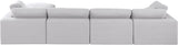 Comfy Modular Sectional Sofa in Durable Linen Fabric - Overstuffed Cushions for Ultimate Comfort