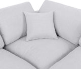 Comfy Modular Sectional - Luxurious Linen Fabric with Overstuffed Cushions for Ultimate Comfort and Style
