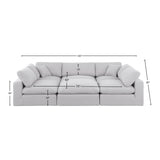 Comfy Modular Sectional Sofa - Stylish Adaptable Seating with Plush Down Feather Cushions & Support