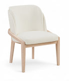 Navo - Faux Leather Upholstered Dining Chair - Natural Base