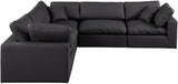 Comfy Modular Sectional – Luxurious Linen Textured Fabric with Plush Down Feather Cushions for Comfort