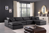Comfy Modular Sectional - Luxurious Linen Fabric Seating with Plush Cushions for Ultimate Relaxation