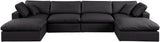 Comfy Modular Sectional - Luxurious Linen Fabric Seating with Plush Cushions for Ultimate Relaxation