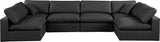 Comfy Modular Sectional - Versatile Contemporary Design with Plush Down Feather Cushions for Comfort