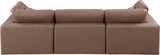 Comfy Modular Sofa - Versatile Linen Textured Design with Overstuffed Cushions for Ultimate Comfort