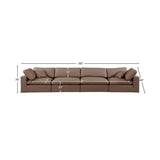 Comfy Modular Sofa - Stylish Linen Textured Design with Overstuffed Cushions for Ultimate Comfort