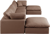 Comfy Modular Sectional - Luxurious Linen Fabric Seating with Plush Cushions for Ultimate Relaxation