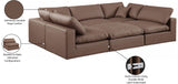 Comfy Modular Sectional Sofa - Stylish Adaptable Seating with Plush Down Feather Cushions & Support