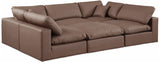 Comfy Modular Sectional Sofa - Stylish Adaptable Seating with Plush Down Feather Cushions & Support