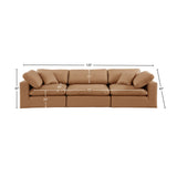 Comfy Modular Sofa - Versatile Linen Textured Design with Overstuffed Cushions for Ultimate Comfort