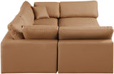 Comfy Modular Sectional Sofa - Stylish Adaptable Seating with Plush Down Feather Cushions & Support