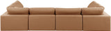 Comfy Modular Sectional - Versatile Contemporary Design with Plush Down Feather Cushions for Comfort