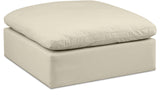 Comfy Fabric Upholstered Modular Ottoman