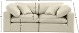 Comfy Modular Sofa - Versatile Contemporary Design with Overstuffed Cushions for Ultimate Comfort