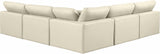 Comfy Modular Sectional - Luxurious Linen Fabric with Overstuffed Cushions for Ultimate Comfort and Style