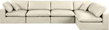 Comfy Modular Sectional Sofa in Vegan Leather - Stylish, Adaptable, and Overstuffed for Ultimate Comfort