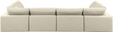 Comfy Modular Sectional - Versatile Contemporary Design with Plush Down Feather Cushions for Comfort