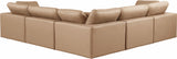 Comfy Modular Sectional – Luxurious Linen Textured Fabric with Plush Down Feather Cushions for Comfort