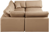Comfy Modular Sectional Sofa - Stylish Adaptable Seating with Plush Down Feather Cushions & Support