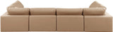 Comfy Modular Sectional - Versatile Contemporary Design with Plush Down Feather Cushions for Comfort
