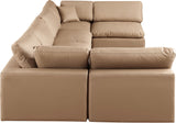 Comfy Modular Sectional - Versatile Contemporary Design with Plush Down Feather Cushions for Comfort
