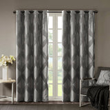 Ogee (Max Blackout) Window Curtain, Grey