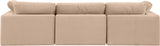 Comfy Modular Sofa - Versatile Linen Textured Design with Overstuffed Cushions for Ultimate Comfort