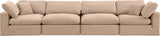 Comfy Modular Sofa - Stylish Linen Textured Design with Overstuffed Cushions for Ultimate Comfort