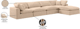 Comfy Velvet Modular Sectional - Adaptable Seating with Plush Down Feather Cushions for Ultimate Comfort