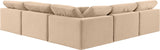 Comfy Modular Sectional - Luxurious Linen Fabric with Overstuffed Cushions for Ultimate Comfort and Style