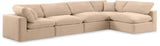 Comfy Velvet Modular Sectional - Luxurious Versatile Seating with Plush Down Feather Cushions