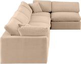 Comfy Velvet Modular Sectional - Luxurious Versatile Seating with Plush Down Feather Cushions
