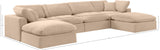 Comfy Modular Sectional - Luxurious Linen Fabric Seating with Plush Cushions for Ultimate Relaxation