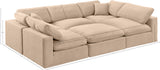 Comfy Modular Sectional Sofa - Stylish Adaptable Seating with Plush Down Feather Cushions & Support