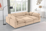 Comfy Modular Sectional Sofa - Stylish Adaptable Seating with Plush Down Feather Cushions & Support
