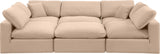Comfy Modular Sectional Sofa - Stylish Adaptable Seating with Plush Down Feather Cushions & Support