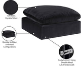 Comfy Fabric Upholstered Modular Ottoman