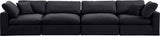 Comfy Modular Sofa - Stylish Linen Textured Design with Overstuffed Cushions for Ultimate Comfort