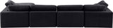 Comfy Velvet Modular Sectional - Adaptable Seating with Plush Down Feather Cushions for Ultimate Comfort